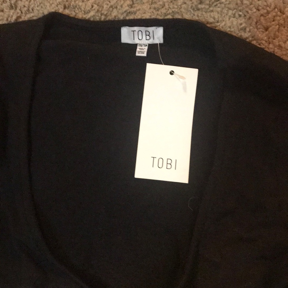 NWT TOBI black dress XS